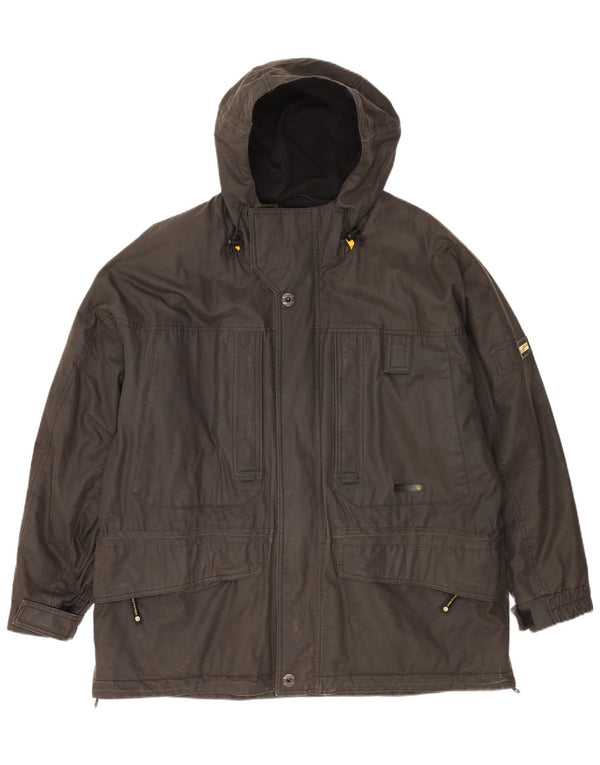 Giacca a vento con cappuccio da uomo NAVIGARE UK 42 XL Grigia