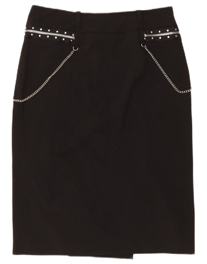 Gonna dritta da donna Extyn IT 44 media W30 poliestere nero