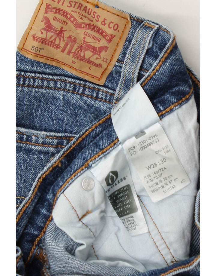 Levi's Uomo 501 Jeans dritti W28 L30 Cotone Blu