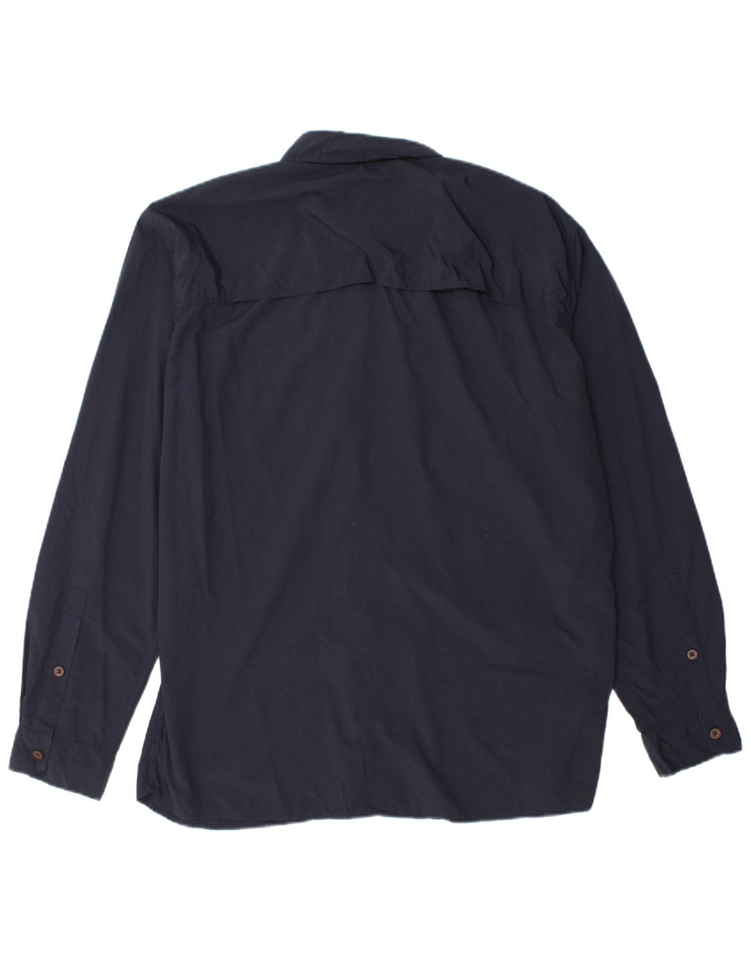 Camicia da viaggio da uomo Eddie Bauer, grande, in nylon blu navy