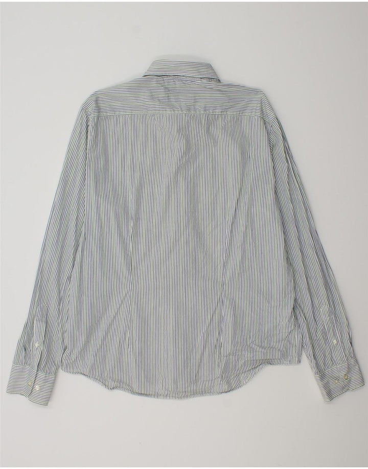 Camicia da uomo slim fit FRED PERRY 2XL cotone gessato blu