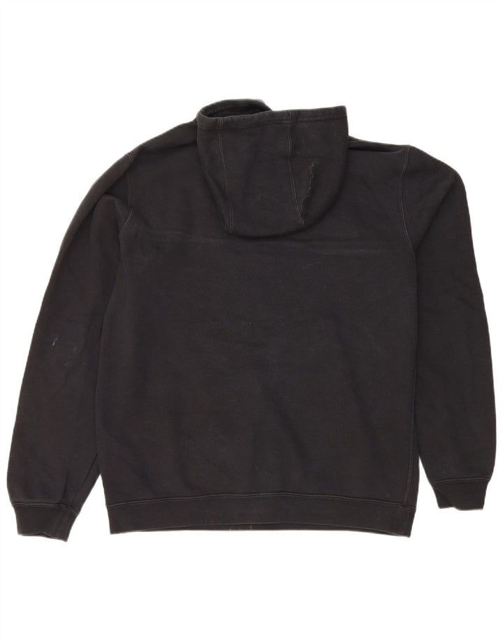 Felpa con cappuccio grafica Nike da uomo in cotone nero medio