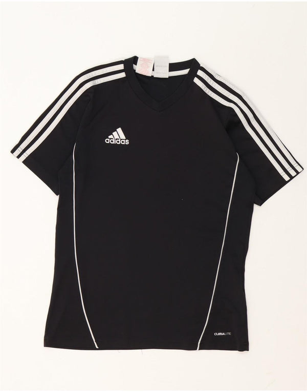T-shirt Adidas Climalite da uomo Top XS poliestere nero