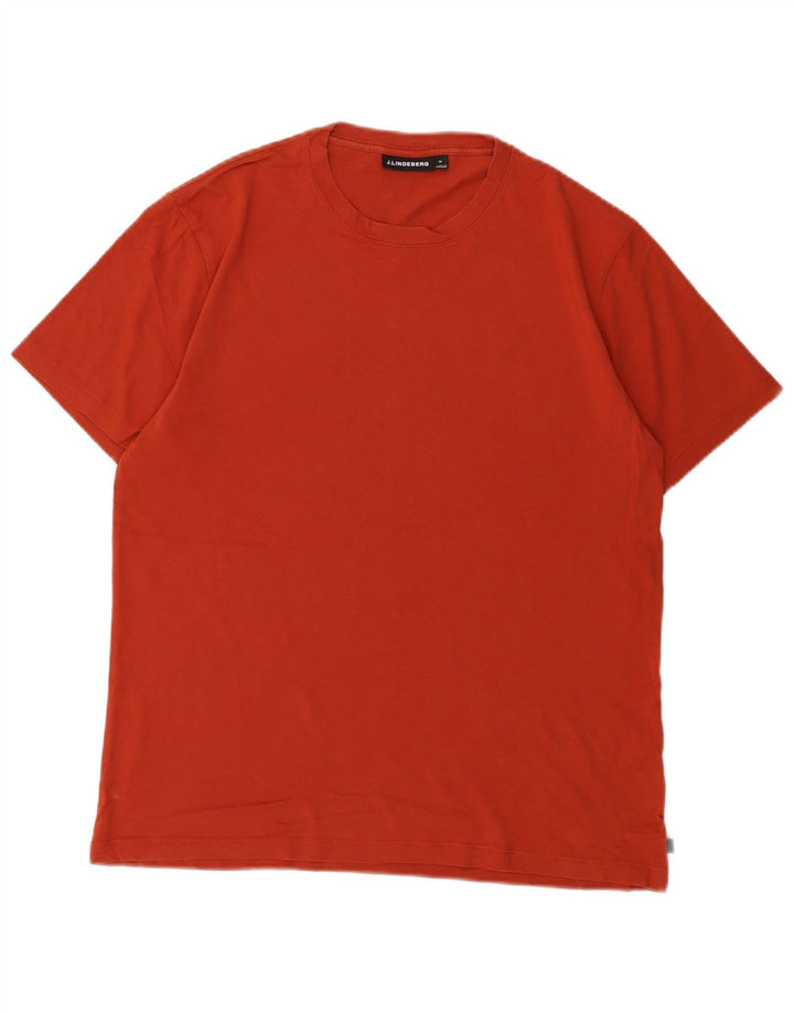 T-shirt da uomo J.Lindeberg Top in cotone arancione medio