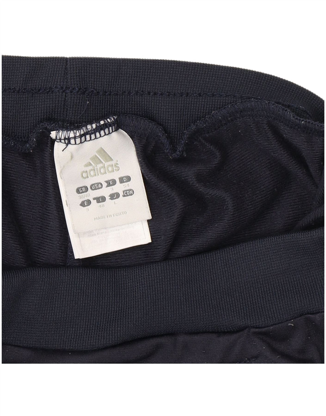 Pantaloni da tuta da uomo Adidas Joggers UK 38/40 Medium Blu Navy Poliestere