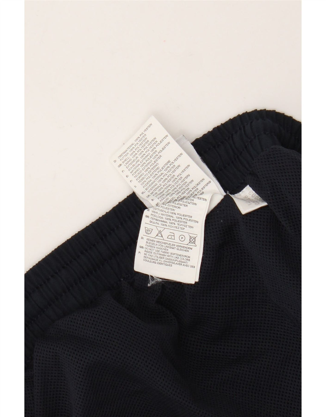 Pantaloncini sportivi da uomo Adidas Large blu navy in poliestere