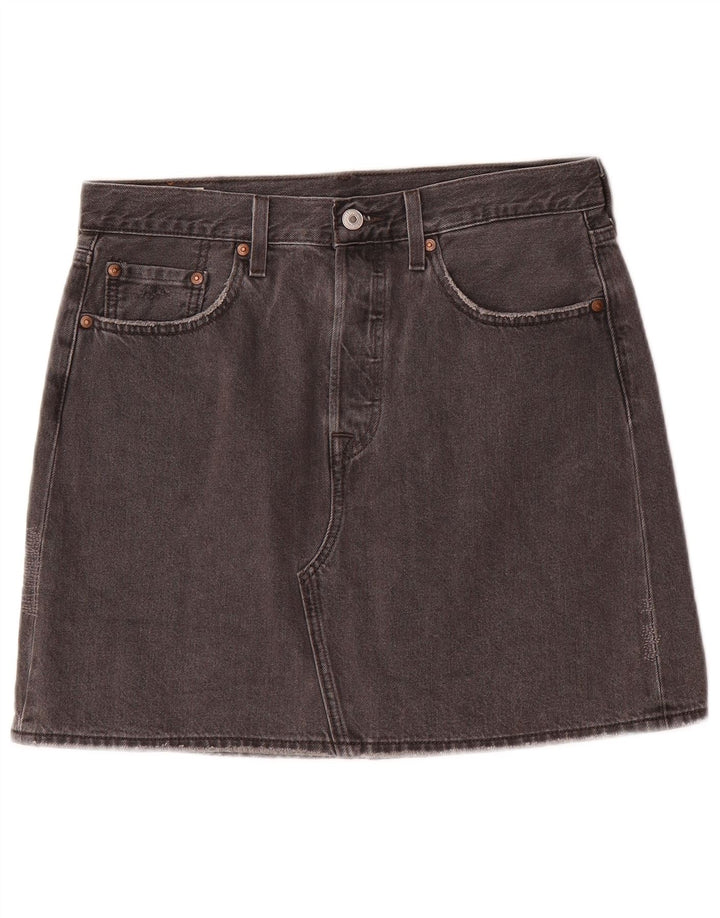 LEVI'S Minigonna in denim da donna W30 in cotone marrone medio