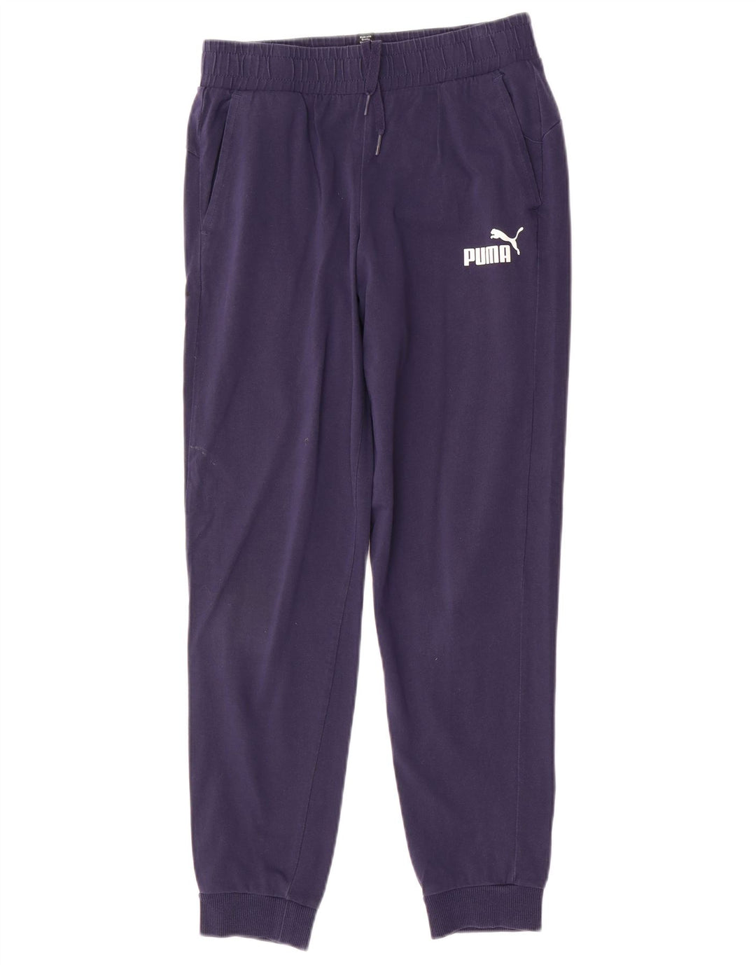 Pantaloni della tuta da ragazzo Puma Joggers 13-14 anni in cotone blu navy
