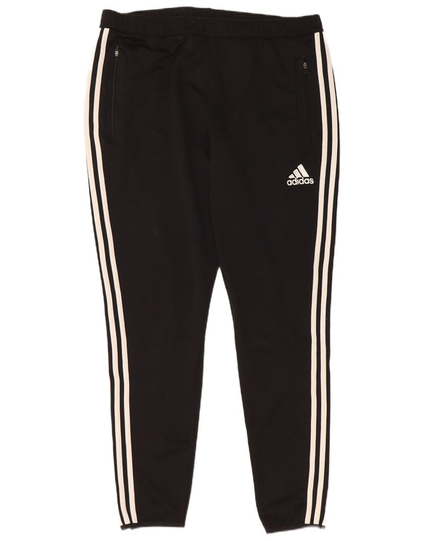 Pantaloni da tuta Adidas Climacool da uomo grandi in poliestere nero