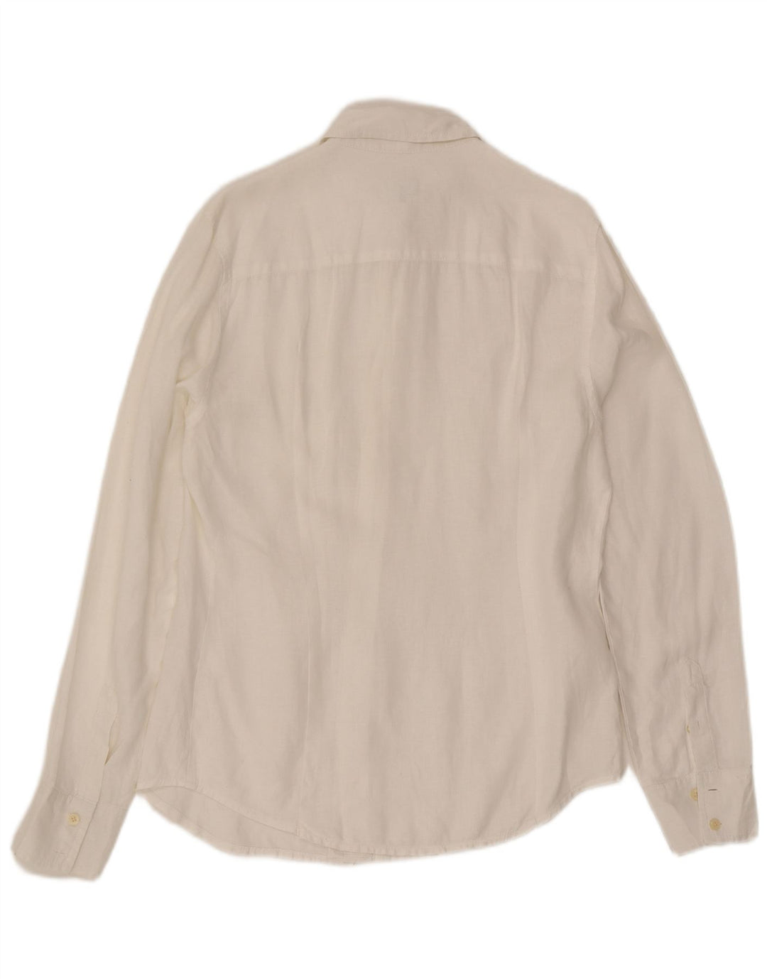 Camicia da uomo Calvin Klein Jeans in lino bianco medio