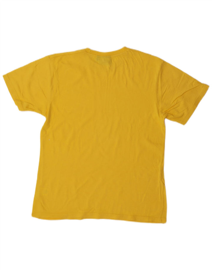 T-shirt Reebok da uomo Top in cotone giallo medio