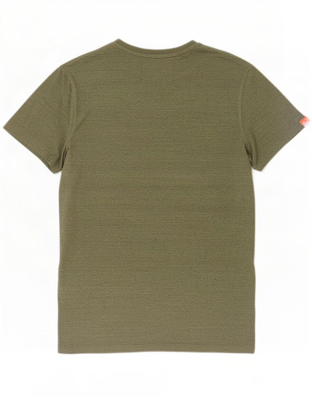 T-shirt da uomo Superdry Top Large in cotone chiazzato kaki