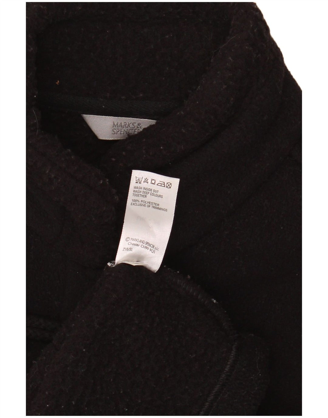 Montgomery oversize da donna Marks & Spencer UK 20 2XL poliestere nero