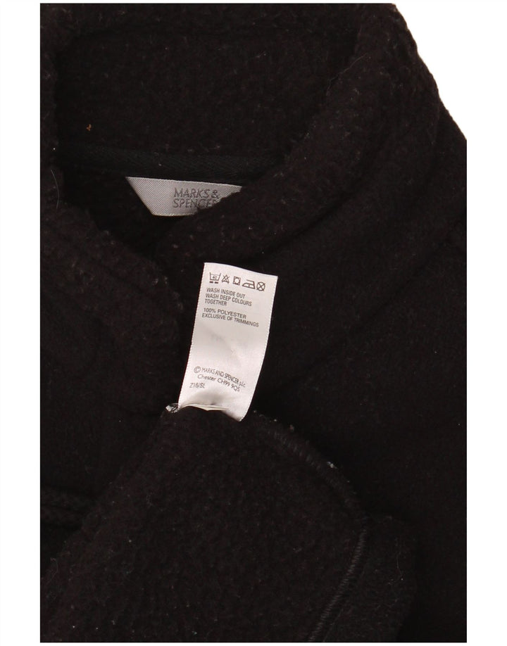 Montgomery oversize da donna Marks & Spencer UK 20 2XL poliestere nero
