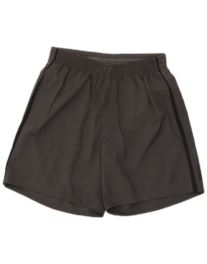 Pantaloncini sportivi Adidas Climalite da uomo piccoli grigi