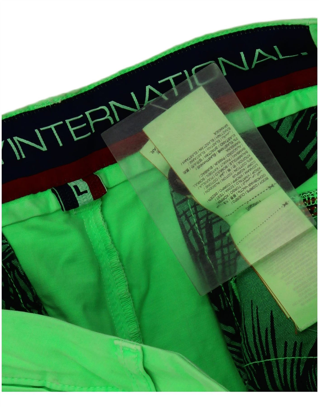 Pantaloncini chino da uomo Superdry grandi W36 in cotone verde