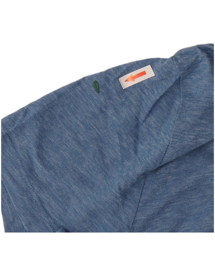 T-shirt da uomo Jack Wills Top in cotone screziato blu medio