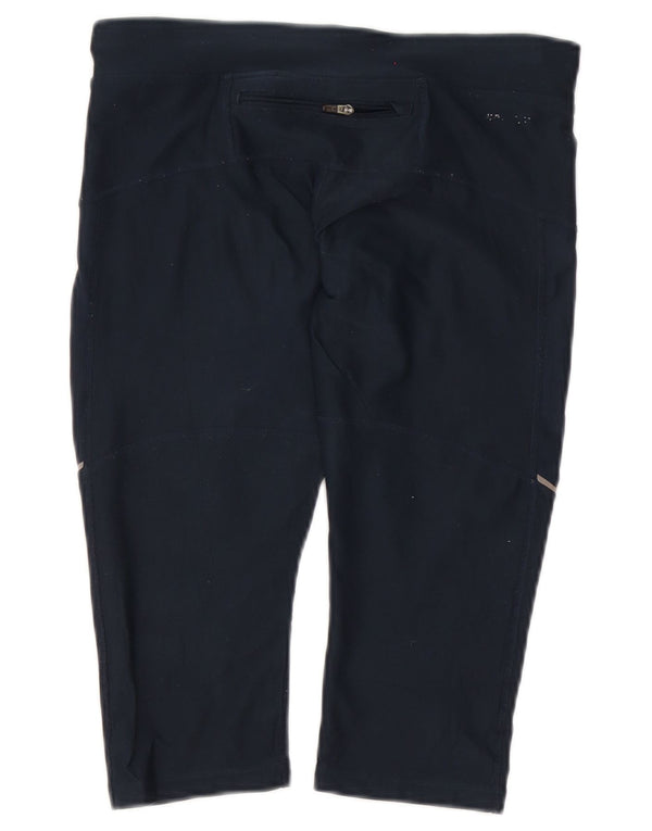 Leggings Nike Dri Fit Capri da donna UK 10 Small poliestere blu navy