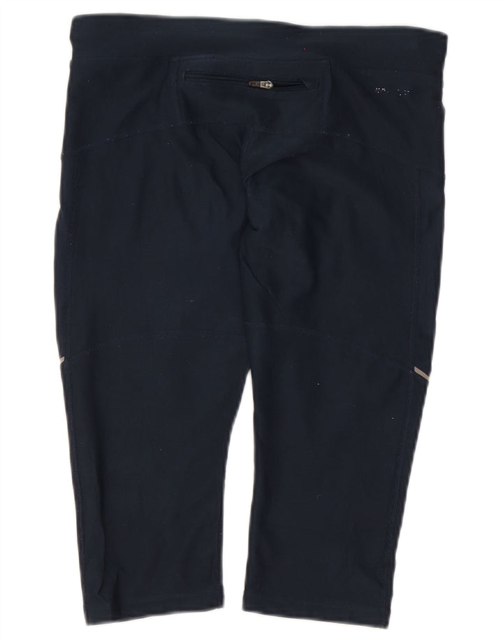 Leggings Nike Dri Fit Capri da donna UK 10 Small poliestere blu navy