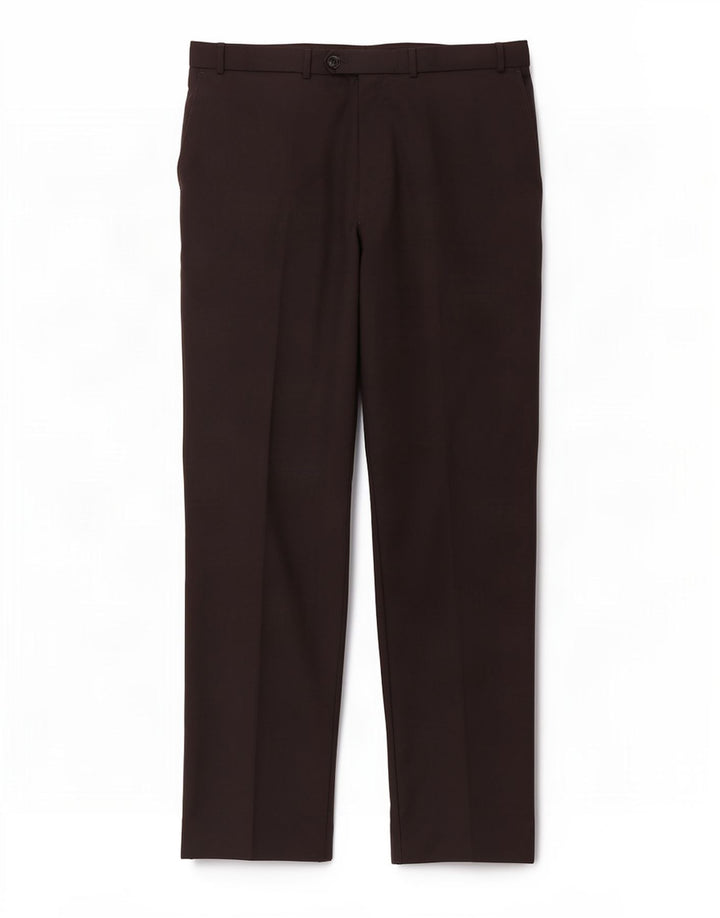 Pantaloni da abito dritti da uomo Marks & Spencer W40 L31 lana nera