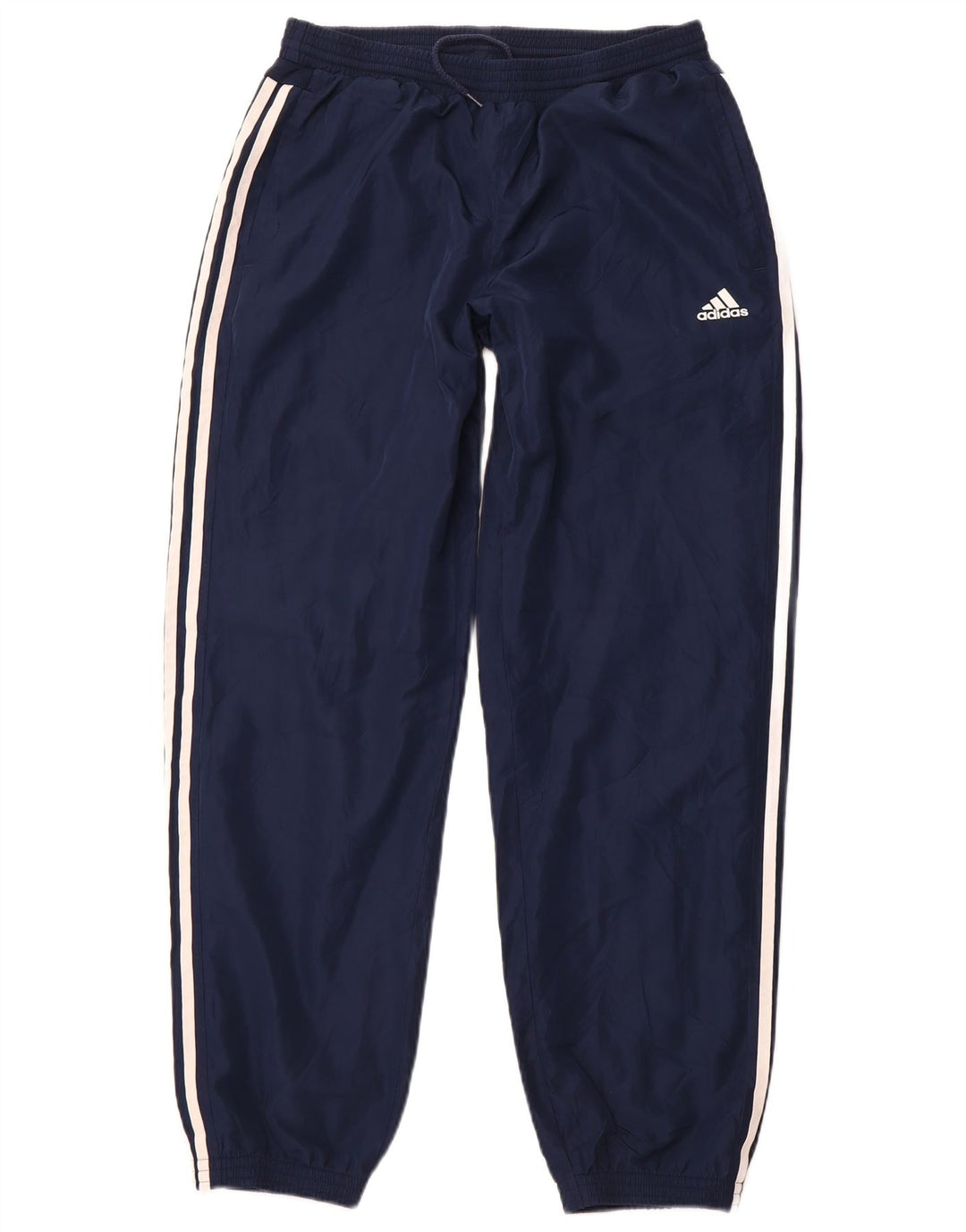 Pantaloni da tuta da donna ADIDAS Joggers medi sportivi in poliestere blu navy