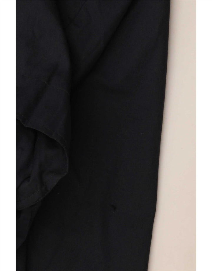 Trench da uomo vintage UK 42 XL poliestere blu navy