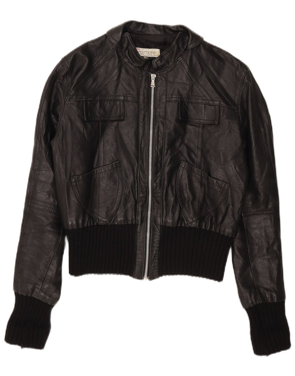 Giacca in pelle corta da donna Bata and More IT 46 Large Nera