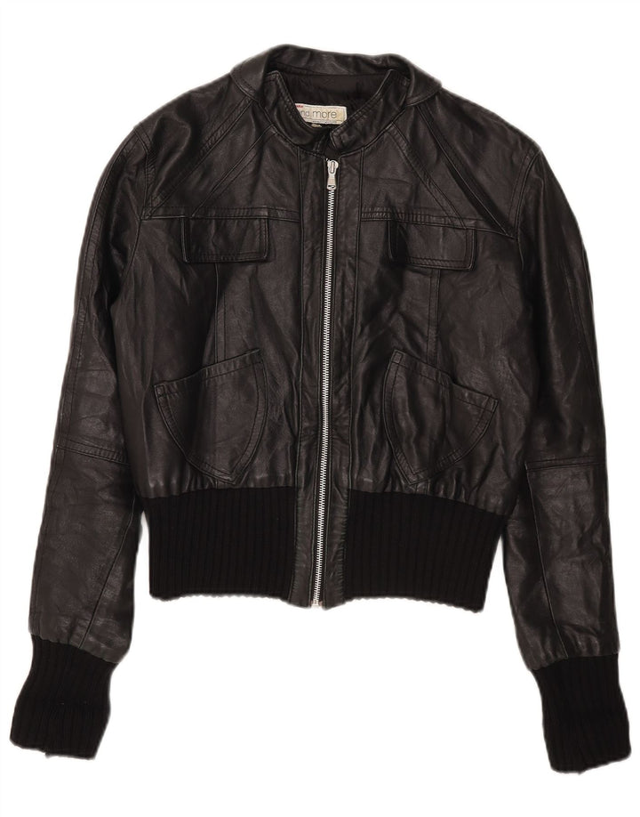 Giacca in pelle corta da donna Bata and More IT 46 Large Nera