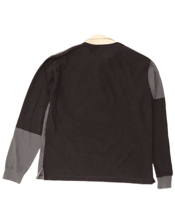 Polo da rugby da uomo a maniche lunghe Champion, colore grigio medio