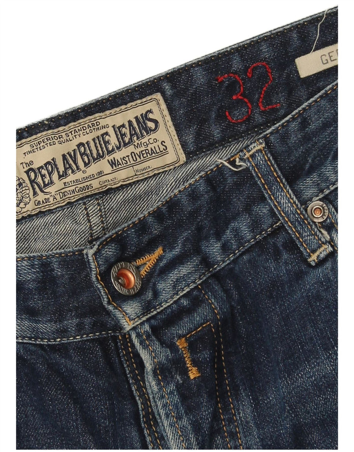 Jeans dritti da uomo Replay W32 L31 Blu