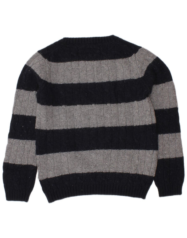 Maglione maglione girocollo per ragazzi Massimo Dutti 5-6 anni a righe blu navy