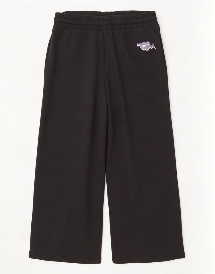 Pantaloni da tuta da uomo a gamba larga Puma Large in cotone nero