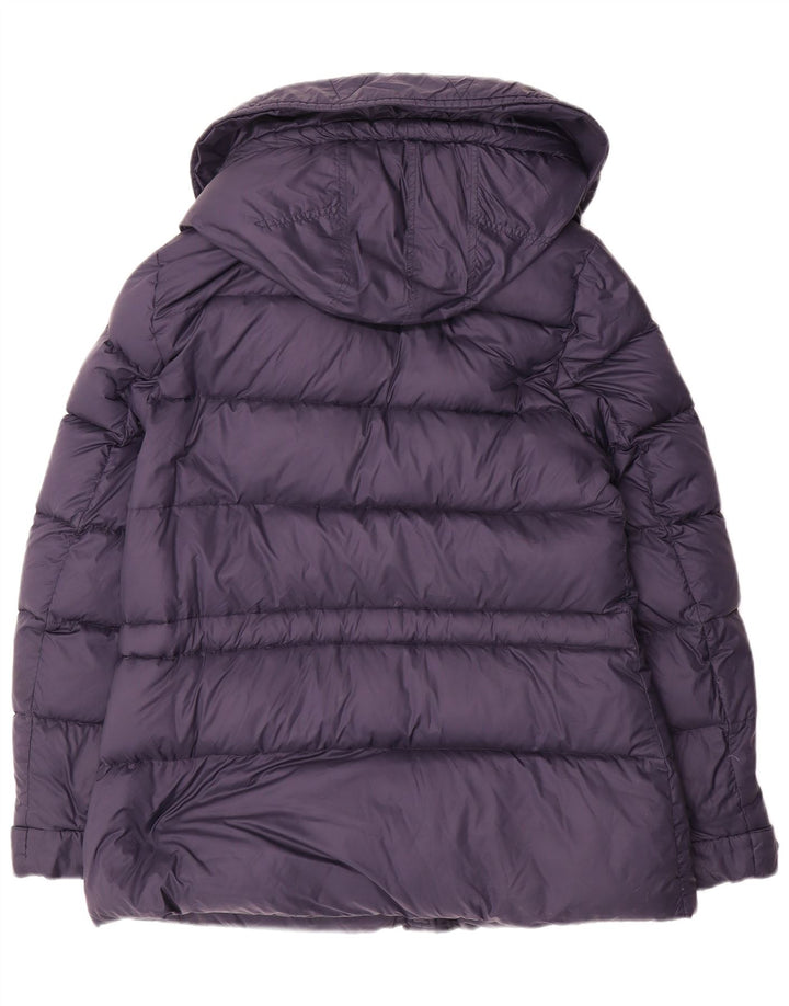 Giacca imbottita con cappuccio da donna Invicta UK 14 nylon blu navy medio