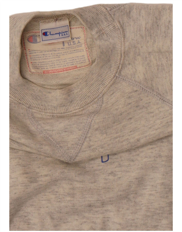 Felpa oversize con grafica per ragazze Champion, 9-10 anni, grigio medio