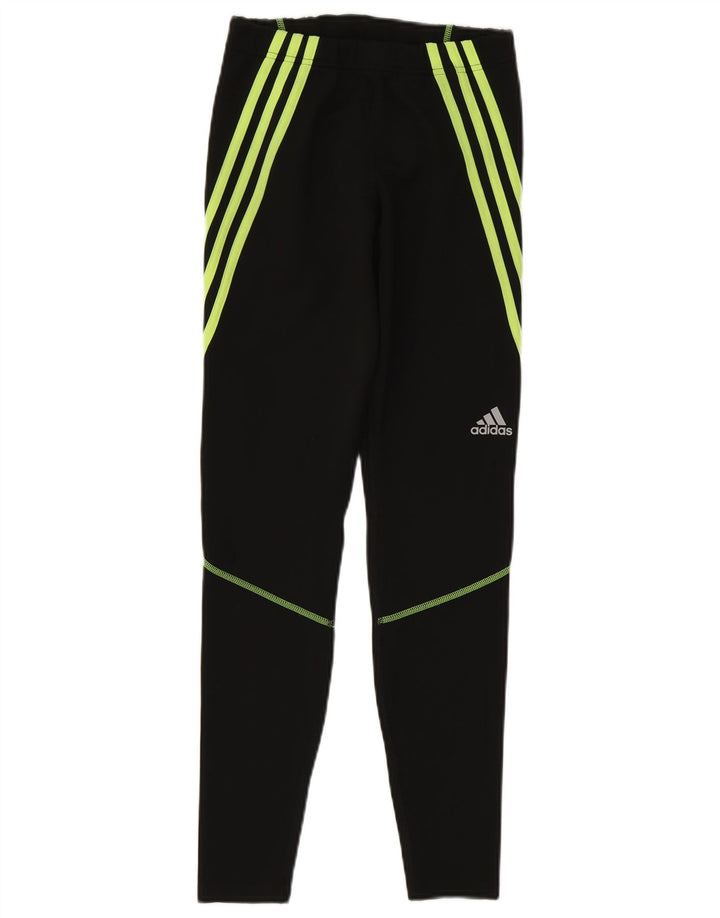 Leggings Adidas Climalite da donna UK 10 piccolo poliestere nero