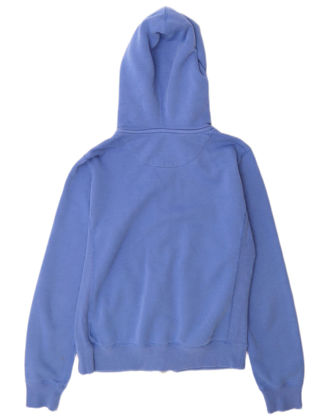 Felpa con cappuccio e zip da donna Nike UK 12 cotone blu medio