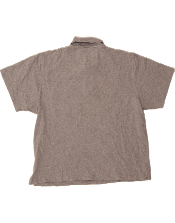 SLAM Mens Polo Shirt Large Grey Cotton Vintage Slam and Second-Hand Slam from Messina Hembry 