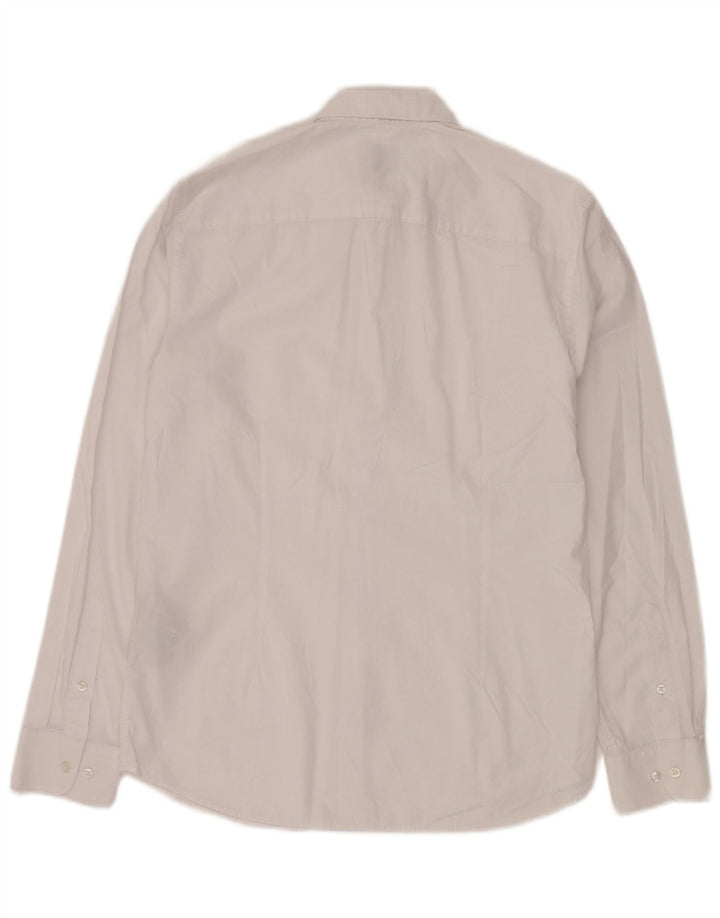 JACK & JONES Camicia da uomo piccola in cotone bianco