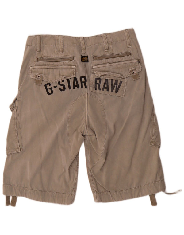 Pantaloncini cargo grafici da uomo G-STAR 3301 W32 grigio medio