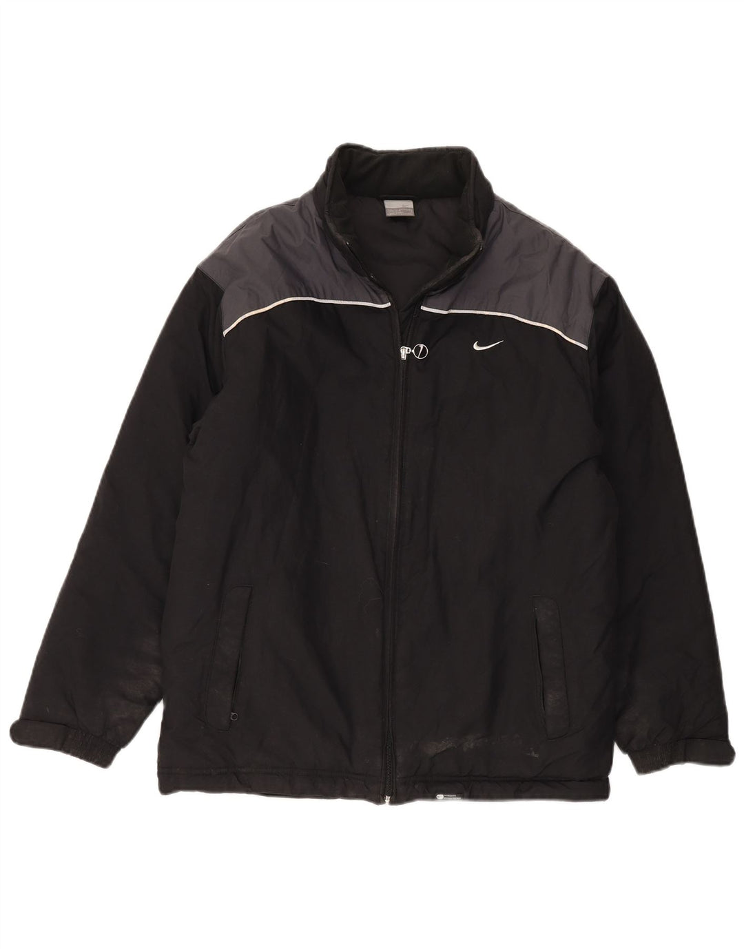 Giacca a vento Nike da ragazzo 13-14 anni XL in nylon color block nero