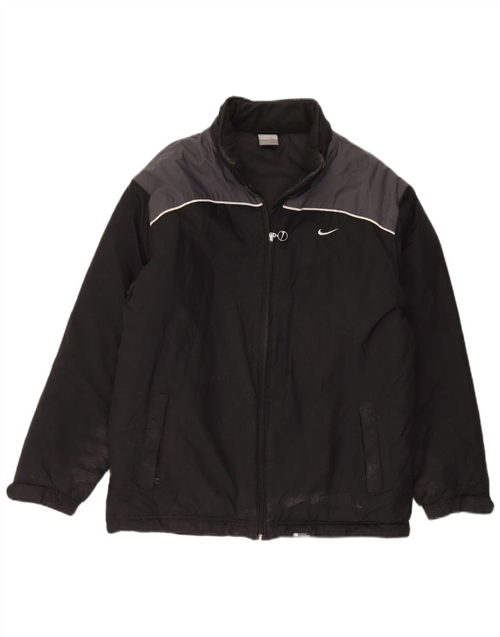 Giacca a vento Nike da ragazzo 13-14 anni XL in nylon color block nero