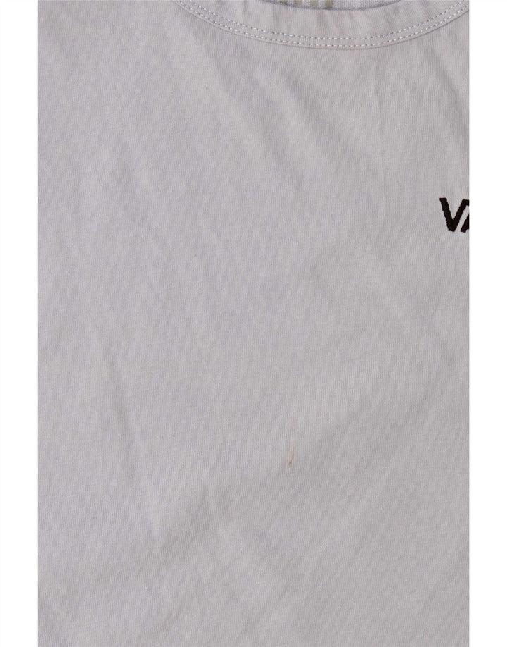 Canotta corta da donna Vans UK 12 cotone blu medio