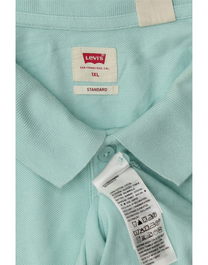 Polo Levi's da uomo standard XL in cotone blu