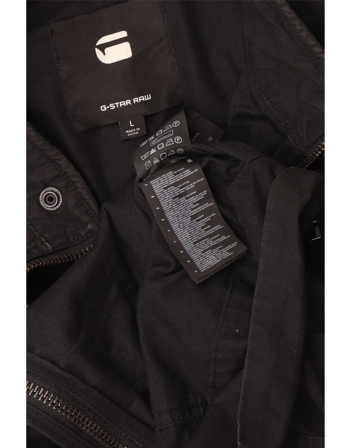 Giacca da pilota da uomo G-Star UK 40 grande cotone nero