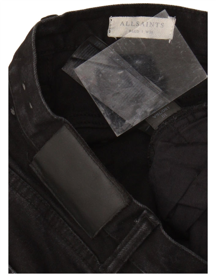 Jeans slim REED da uomo ALL SAINTS W30 L31 cotone nero