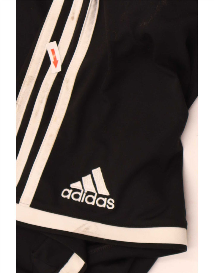 Pantaloncini sportivi Adidas Climalite da uomo grandi in poliestere nero