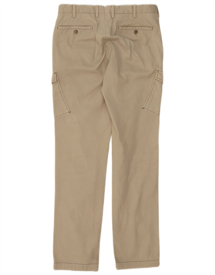 PT01 Pantaloni Cargo da Uomo Slim Fit IT 48 Medio W32 L33 Beige Cotone
