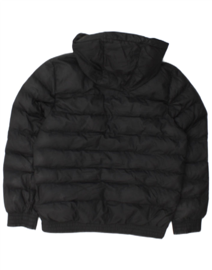 Giacca imbottita con cappuccio Nike da ragazzo 12-13 anni, grande, poliestere nero