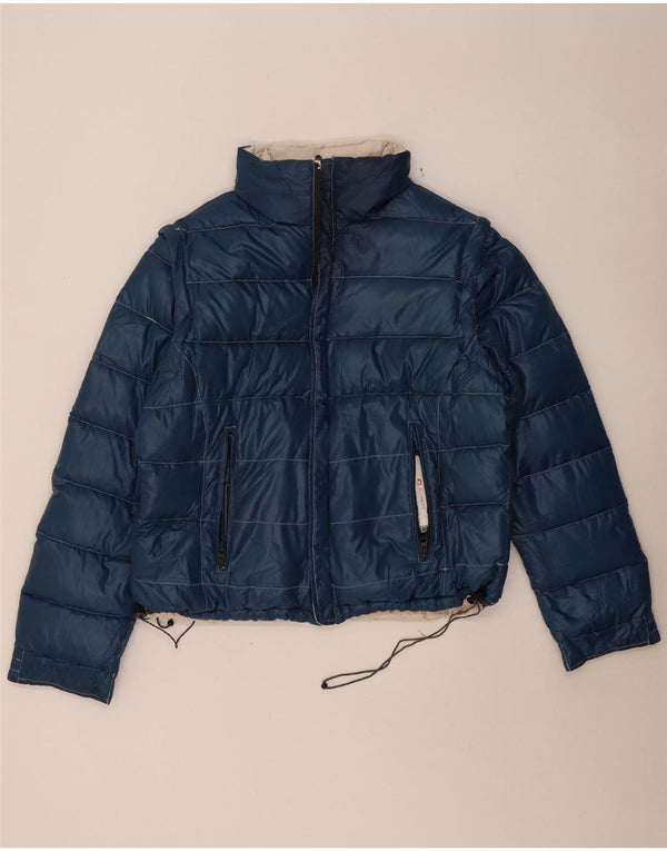 Giacca imbottita con grafica corta da donna Dolomite UK 18 XL Blue Colourblock