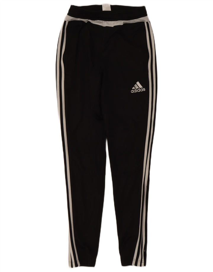 Pantaloni da tuta Adidas Climalite da uomo XS Poliestere color block nero